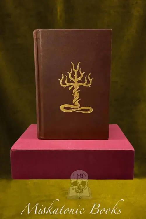 VIRIDARIUM UMBRIS: The Pleasure-Garden of Shadow by Daniel A. Schulke (Deluxe Limited Edition Bound in Goatskin in Custom Slipcase)