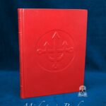 OCCULT PSALIGRAPHY by Hagen von Tulien - SPECIAL Deluxe Bound in Scarlet Goatskin Limited Edition Hardcover (Bumped Corner)