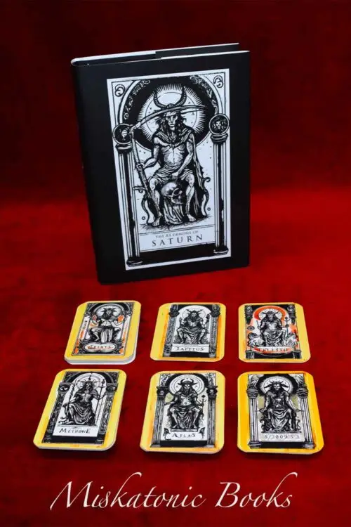 THE 83 DEMONS OF SATURN by David Mllr - Leather Bound Limited Edition + Tarot Card Deck
