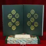 GRIMOIRE OF ARMADEL translated by S.L. MacGregor Mathers 2 volumes - Deluxe leather Bound Edition in Custom Marbled Slipcase