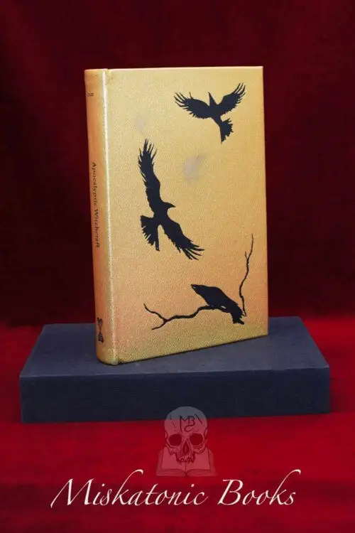 APOCALYPTIC WITCHCRAFT by Peter Grey - Signed Deluxe Leather Bound Edition in Custom Slipcase (Rubbed Cover)