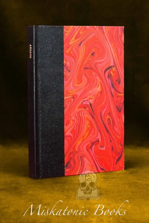 ARCANA: Anthology Created by the Black Quill Element within the Temple of Set - Deluxe Quarter Bound in Leather with Marbled Boards