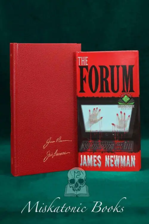 THE FORUM by James Newman - Signed Deluxe Leather Bound Edition in Custom Traycase - This is letter "A" of 26