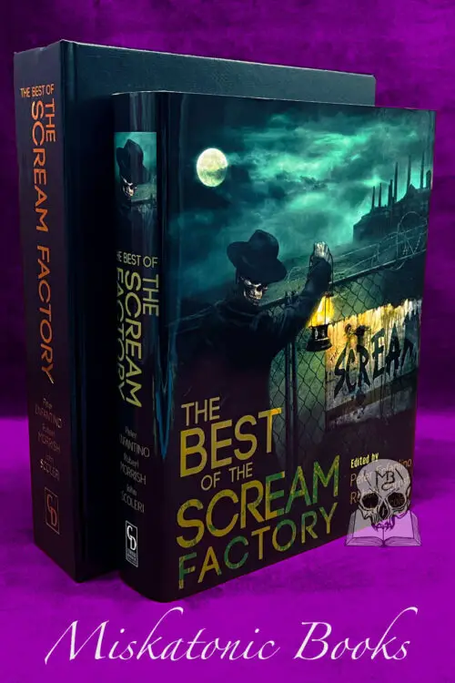 THE BEST OF SCREAM FACTORY edited by Peter Enfantino, Robert Morrish & John Scoleri - Deluxe Leather Bound Lettered Edition in Custom Traycase