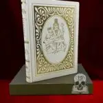 FEROCIOUS: A Folk Tantric Manual on the Sapta Matrika Cult by The Sepulcher Society - Deluxe Leather Bound Auric Edition in Custom Slipcase (Maheshwari White Leather Edition)