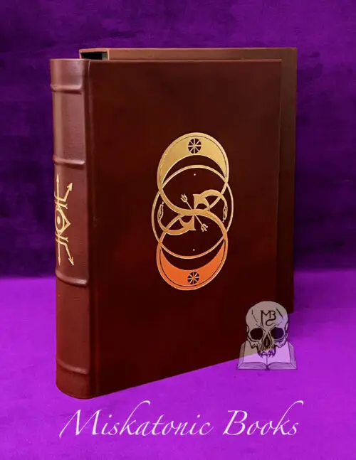 THE DRAGON BOOK OF ESSEX by Andrew Chumbley (Deluxe X-SERIES Leather Bound Limited Edition in Custom Slipcase)