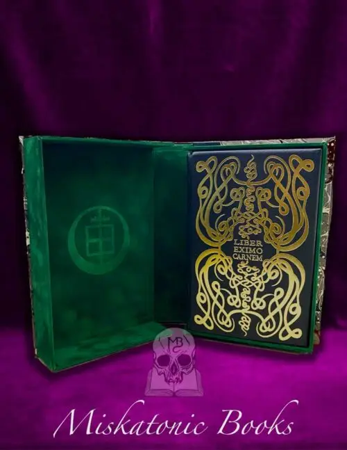 LIBER EXIMO CARNEM by Peter Hamilton-Giles - Deluxe Leather Bound Limited Edition Hardcover in Custom Traycase