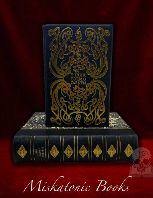 LIBER EXIMO CARNEM by Peter Hamilton-Giles - Deluxe Leather Bound Limited Edition Hardcover in Custom Traycase - Image 2