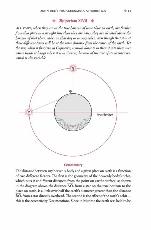 APHORISMS ON ASTROLOGY AND MAGIC: JOHN DEE’S PROPÆDEUMATA APHORISTICA Translation and Commentary by John Michael Greer - Limited Edition Hardcover - Image 3