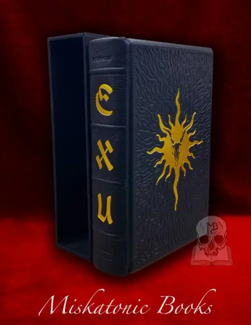 EXU & The Quimbanda of Night and Fire by Nicholaj de Mattos Frisvold - Deluxe Leather Bound Edition in Custom Slipcase