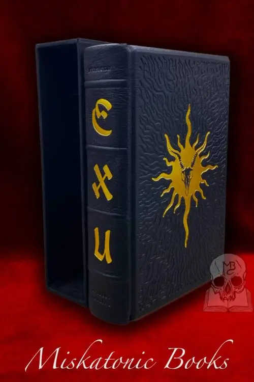 EXU & The Quimbanda of Night and Fire by Nicholaj de Mattos Frisvold - Deluxe Leather Bound Edition in Custom Slipcase